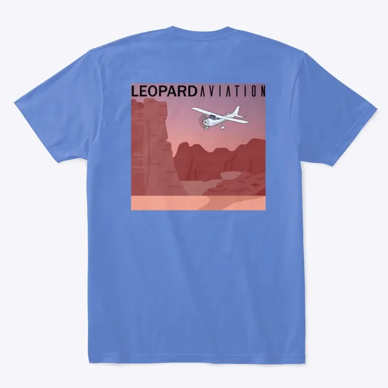 Leopard Aviation Desert Scene Tee