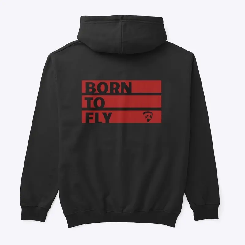 Born To Fly Leopard Hoodie