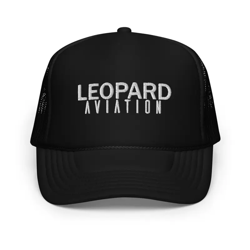 Leopard Aviation Trucker Hat